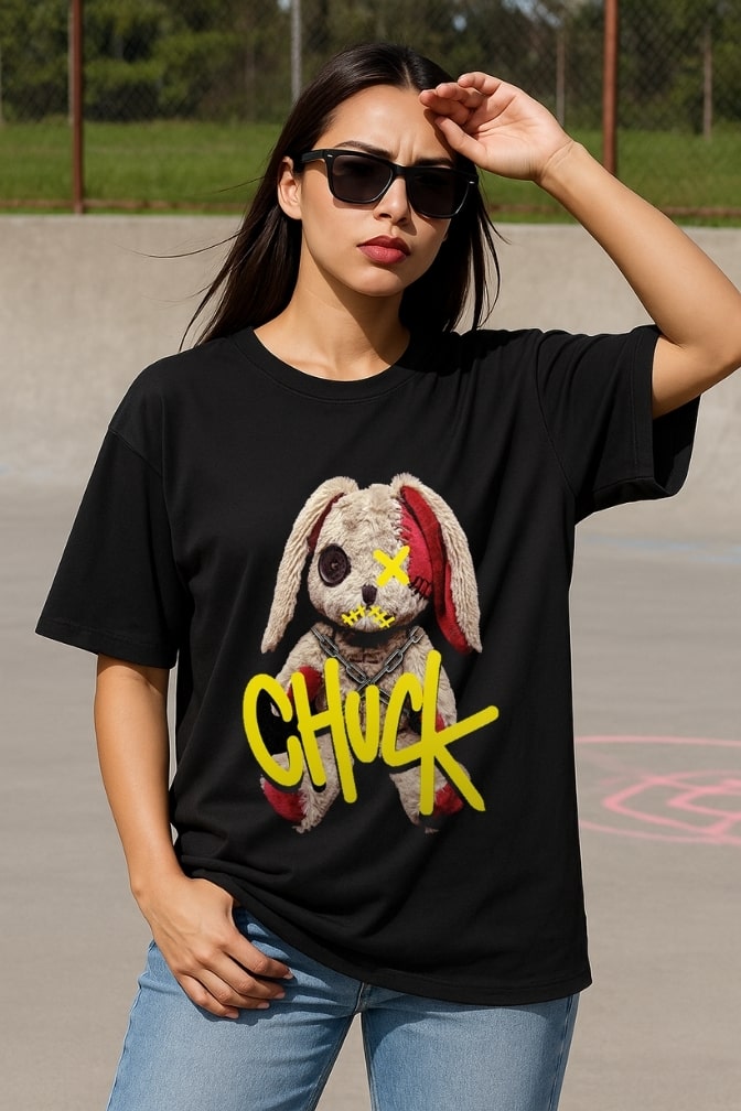 Womens Chuck Printed Oversized T-shirt