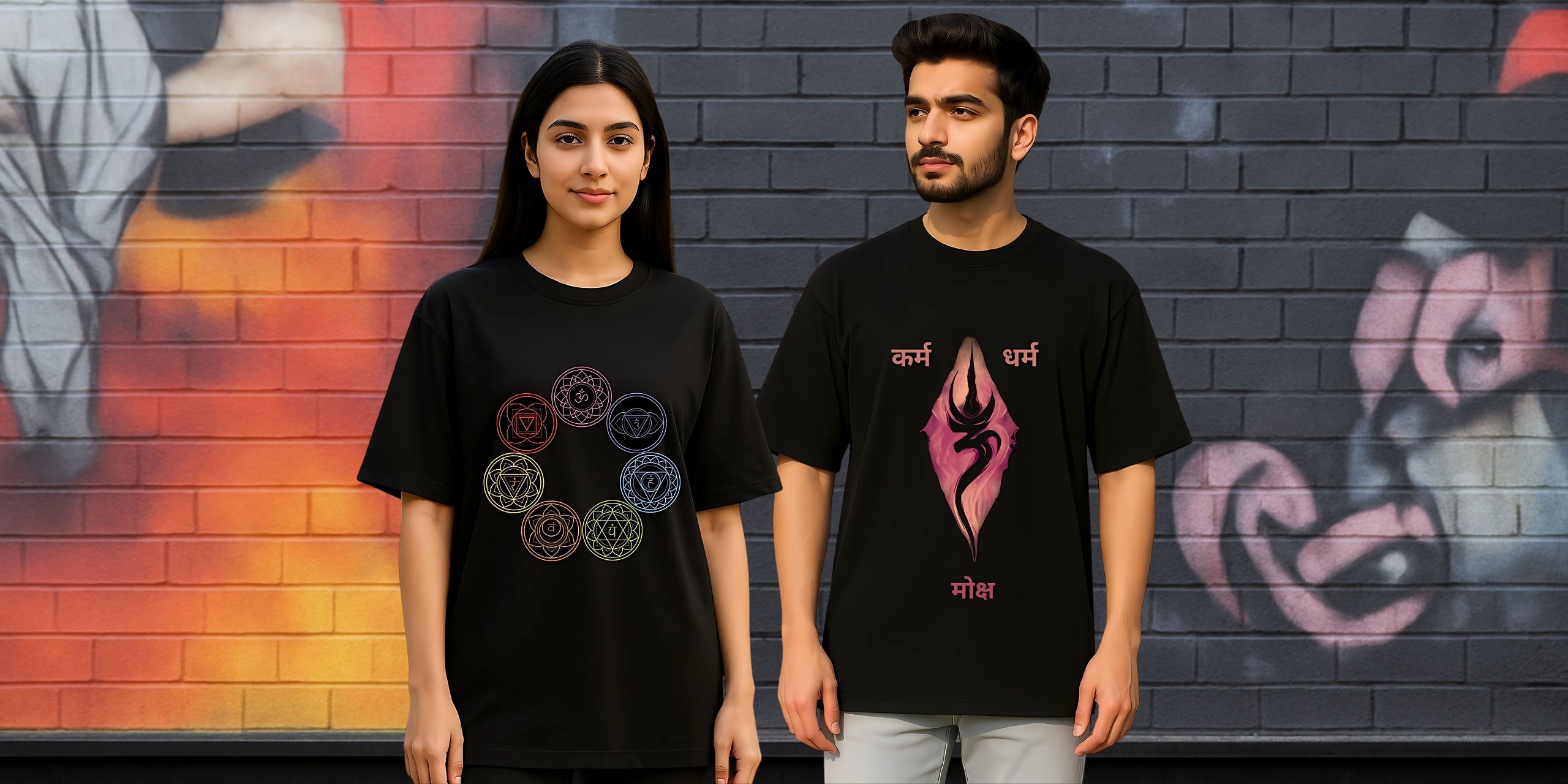 Oversized Printed T-shirts for Mens and Womens