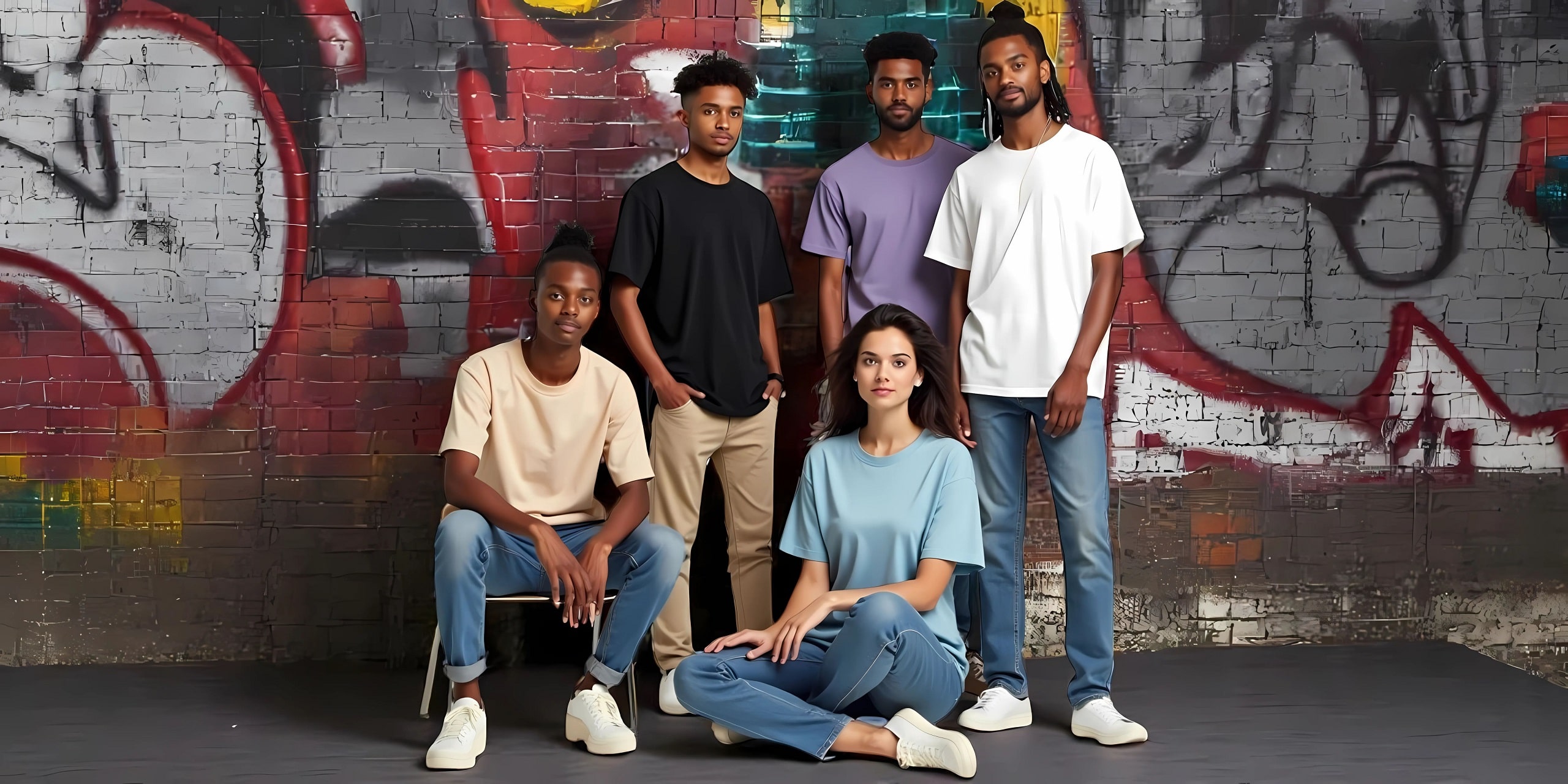 Plain Oversized T-shirts