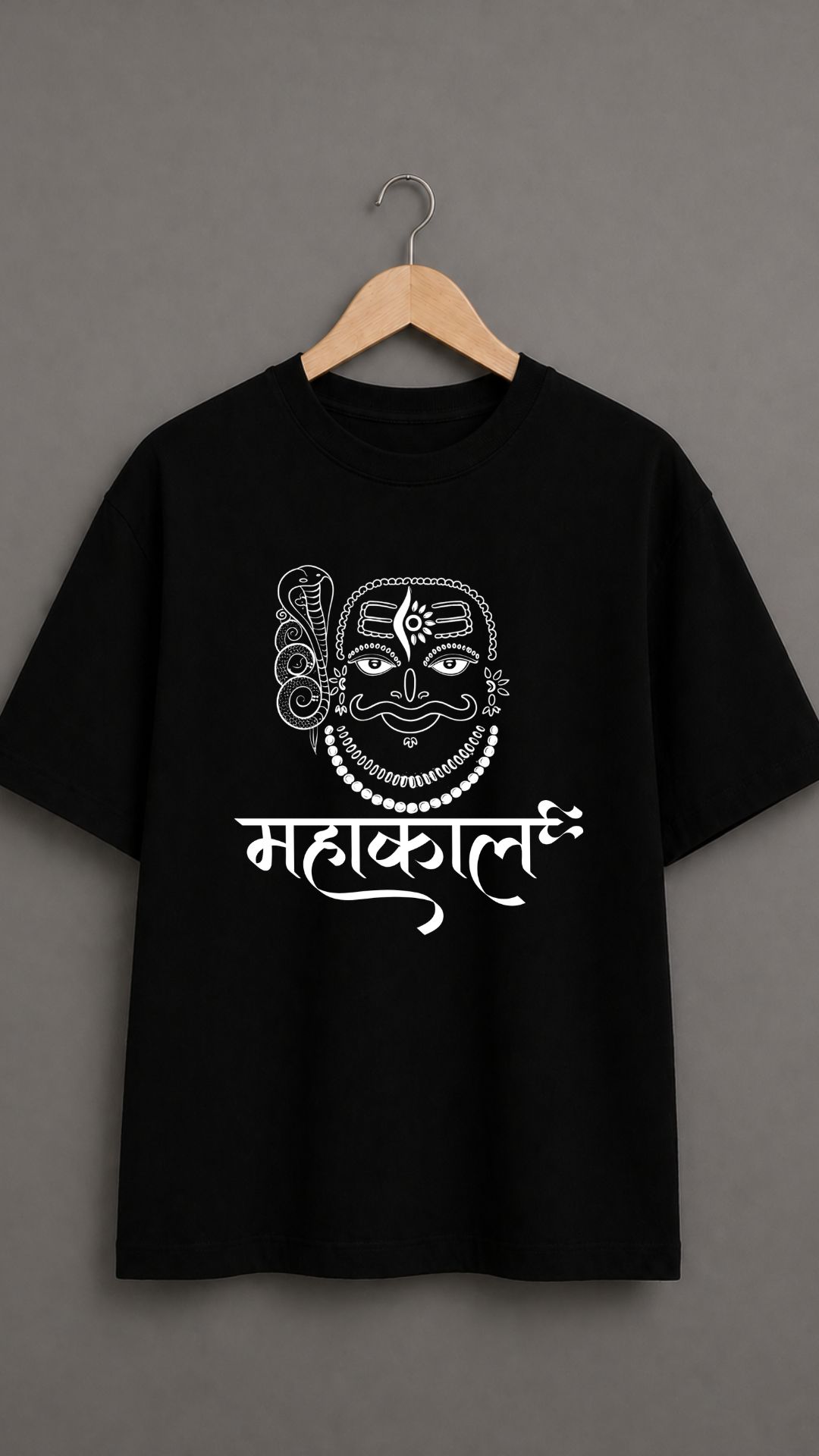 Mahakaal Black T-shirt Men - Image 2