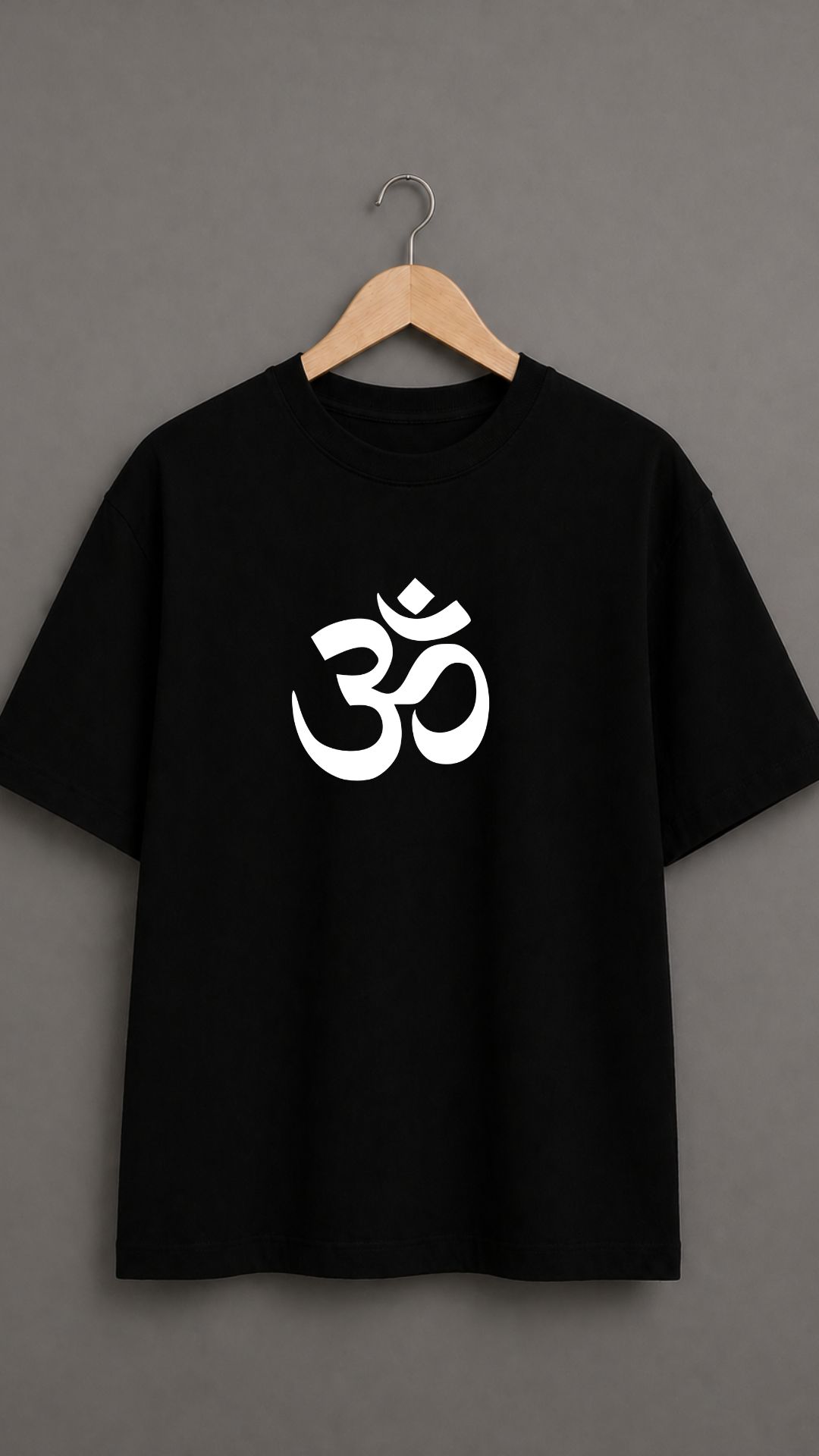 OM Symbol Black T-shirt Men - Image 2